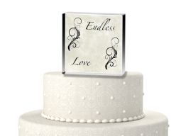 Endless love cake topper