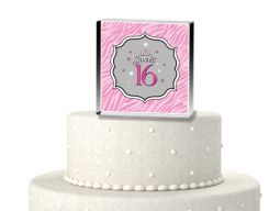 Sweet 16 Tiara cake topper