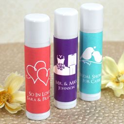 Personalized Lip Balm - Silhouette Collection (White Tube)