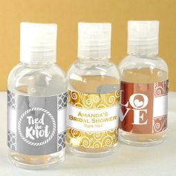 Metallic Foil Hand Sanitizer Favors