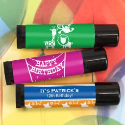 Kids Birthday Lip Balm (Black Tube)