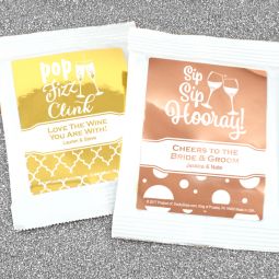 Metallic Foil Sangria Favors