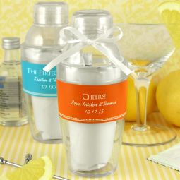 Personalized Cocktail Shaker with Lemon Drop Mix
