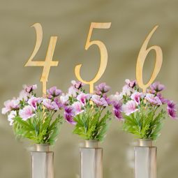 Wood Table Numbers (Set of 6)