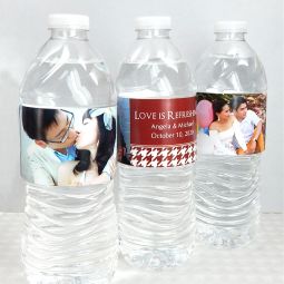 Photo Water Bottle Labels (Set of 5)