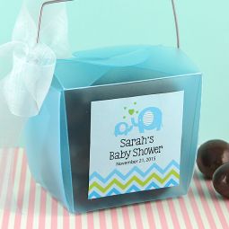 1.9" x 1.9" Square Baby Favor Label (Set of 20)