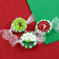 .75" Circle Holiday Label (Set of 108)