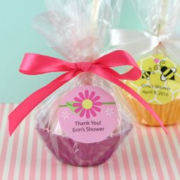 1.25" Circle Baby Favor Label (Set of 35)