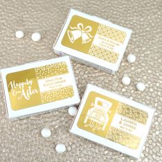 Metallic Foil Mint Box Favors