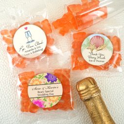 Gummy Bear Wedding Favors - Champagne Flavor