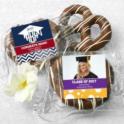 Graduation Gourmet Chocolate Pretzels