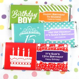 Kids Birthday Hershey's Bar Wrappers