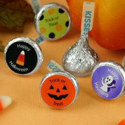 Halloween Colored Foil Hershey's Kisses