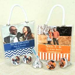 Photo Hershey's Kisses Mini Gift Tote Favors