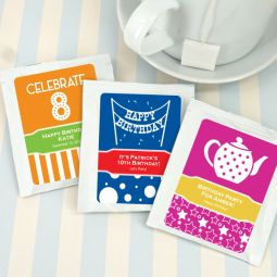 Kids Birthday Tea Favors