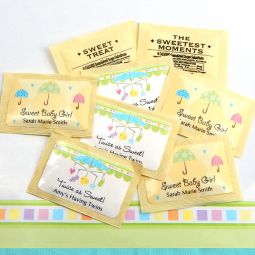 Personalized Baby Shower Sugar Substitute Packets (Set of 100)
