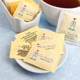 Personalized Wedding Sugar Substitute Packets (Set of 100)