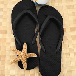 Wedding Flip Flops - Set of 16 (Black)