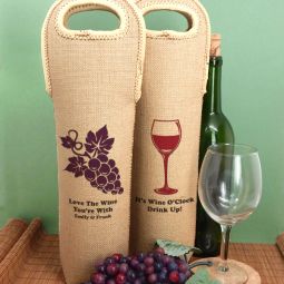 Personalized Wine Tote