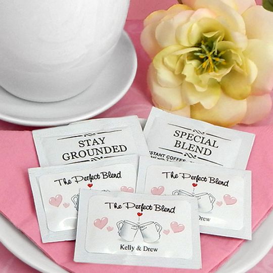 Instant Coffee Packet Wedding Favors (Set of 100) Instant Coffee Packet Wedding Favors (Set of 100)