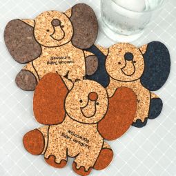 Baby Elephant Cork Coaster