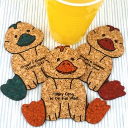 Baby Duck Cork Coaster