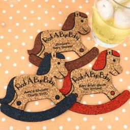 Baby Rocking Horse Cork Coaster