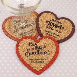 Baby Heart Cork Coaster