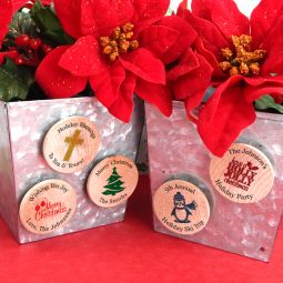 Holiday Wooden Magnets