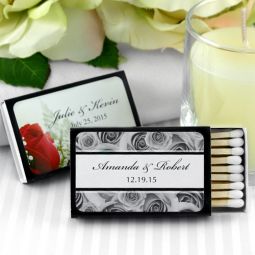 Personalized Matches - Set of 50 (Black Box)