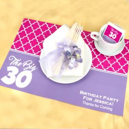 Adult Birthday Placemats