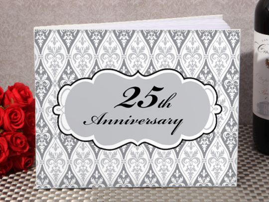 25th Anniversary guest book 25th Anniversary guest book