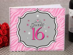 Tiara Sweet 16 guest book