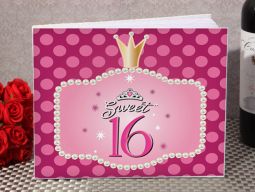 Crown Sweet 16 guest book