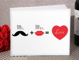Mr. and Mrs. Guest book
