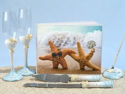 Perfect pair beach wedding accessory set