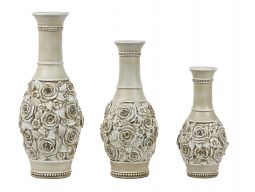 Cassia Collection Three Vase Set