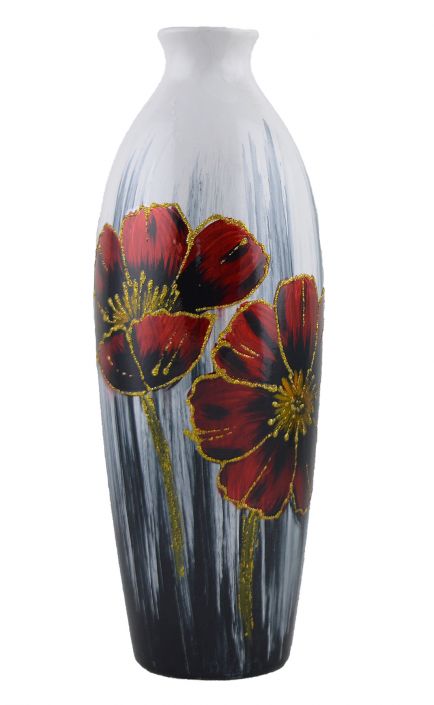 Flora Design Twelve Inch Ceramic Vase Flora Design Twelve Inch Ceramic Vase