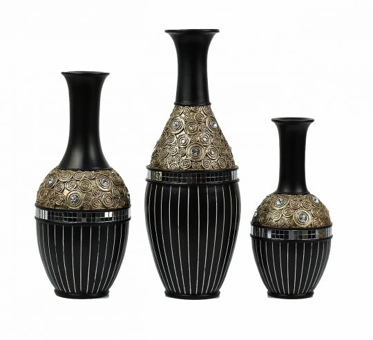 Iris Collection Three Vase Set Iris Collection Three Vase Set