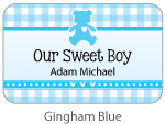 Gingham Blue