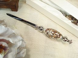 Murano design damask design letter opener